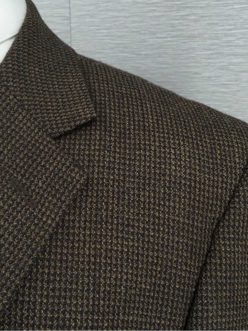 PRONTO-UOMO Men's Classic Two-Button Brown Blazer Sports Coat Jacket 42L